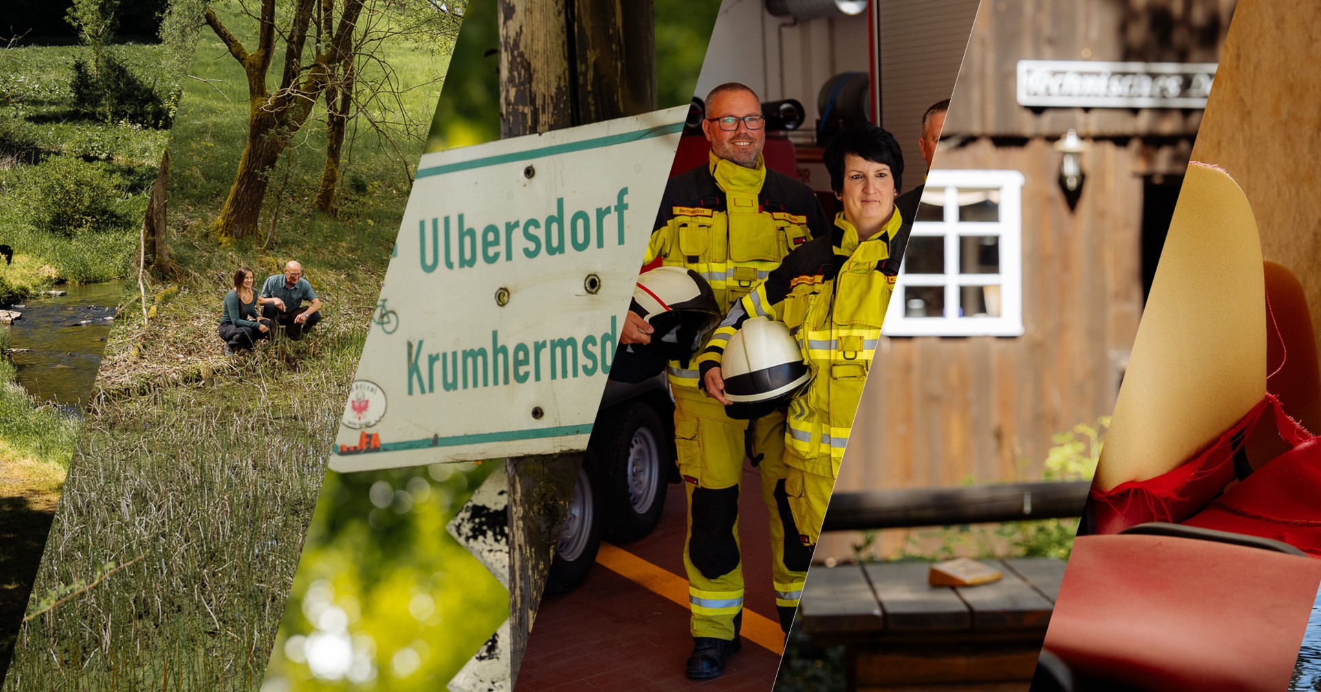 Bildcollage aus verschiedenen Motiven der Heimataktion Sächsische Schweiz.